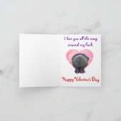 Elephant Valentijnsdag Feestdagen Kaart (Binnen)