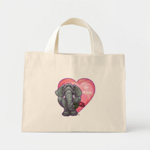 Elephant Valentijnsdag Mini Tote Bag