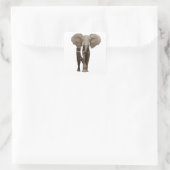 Elephant Vierkante Sticker (Tas)
