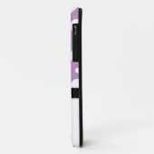 Eléphant violet & blanc Polka Dot iPhone 5 Coque (Dos/Gauche)