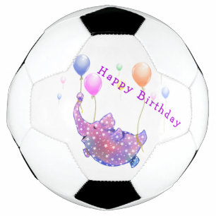 Eléphant Volant Ballons Anniversaire balle de foot