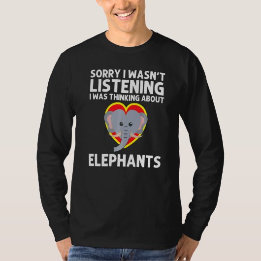 Elephant voor mannen Grootste Circus dierentuin H T-shirt (Voorkant)