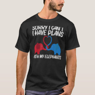 Elephant voor mannen Wilde Park Dier 2 T-shirt