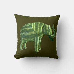 Elephant voor nationale watermeloendag kussen