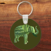 Elephant voor nationale watermeloendag sleutelhanger (Voorkant)