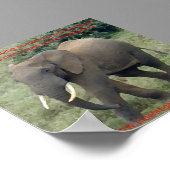 Elephant voor procrastatie poster (Hoek)