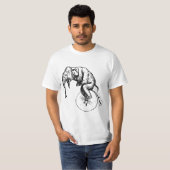 Elephant voor Shirt van Unicycle (Voorkant volledig)