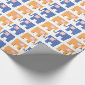 Elephant vrienden cadeaupapier (Hoek)