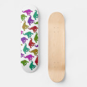 Elephant Walk Patroon tegels design Skateboard (Voorkant)