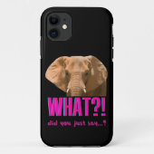 Elephant wat zei je net? Case-Mate iPhone case (Achterkant)