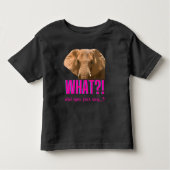 Elephant wat zei je net? kinder shirts (Voorkant)