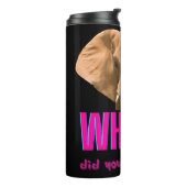 Elephant wat zei je net? thermosbeker (Gedraaid links)