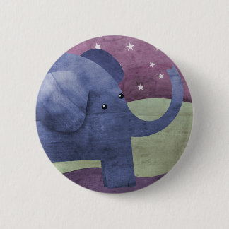 Elephant wenst een ster - knoopbadge ronde button 5,7 cm