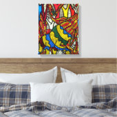 Elephant-wereld Canvas Afdruk (Insitu (Slaapkamer))