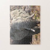 Elephant Wild Animals Art Legpuzzel (Verticaal)