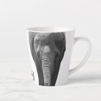 Elephant Wildlife Art Persoonlijke naam Dier
