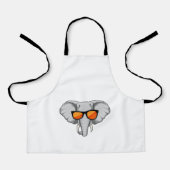 Elephant with Sunglasses Schort (Voorkant)