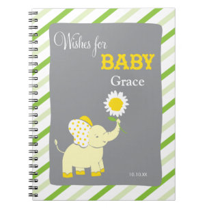 Elephant    Woorden van Advice Baby shower-laptop Notitieboek