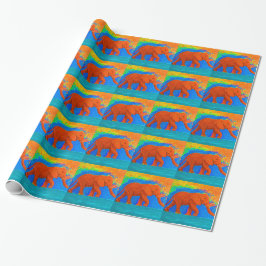 Elephant Wrapping Paper Cadeaupapier