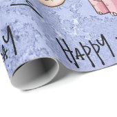 Elephant Wrapping Paper Cadeaupapier (Rol Hoek)