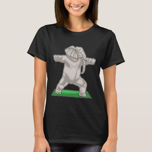 Elephant Yoga mat T-shirt (Voorkant)