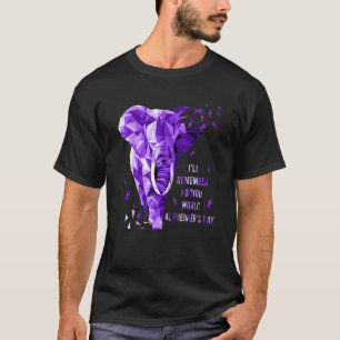 Elephant zal je denken aan Alzheimer Awa T-shirt