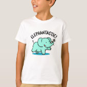 Elephantastic Grappige Olifant Pun T-shirt (Voorkant)