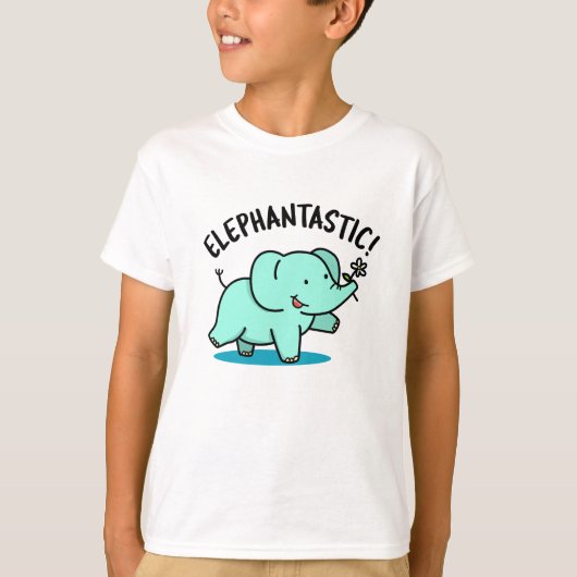 Elephantastic Grappige Olifant Pun T-shirt (Voorkant)