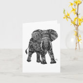 Elephantastic Notecards Kaart (Gele Bloem)