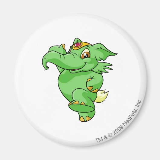 Elephante Green Magneet (Voorkant)