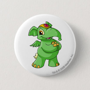 Elephante Green Ronde Button 5,7 Cm