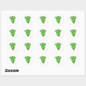 Elephante Green Ronde Sticker (Vel)