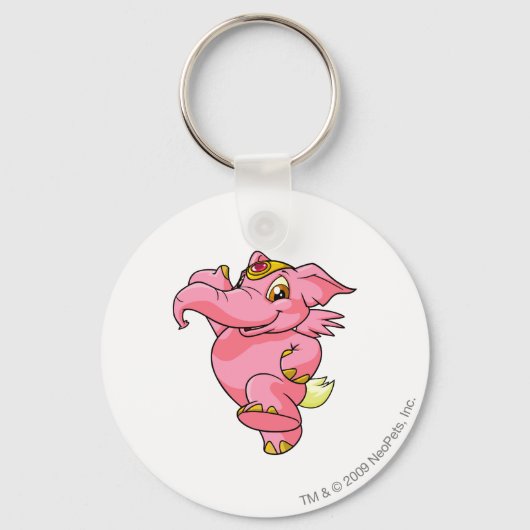 Elephante Pink Sleutelhanger (Voorkant)