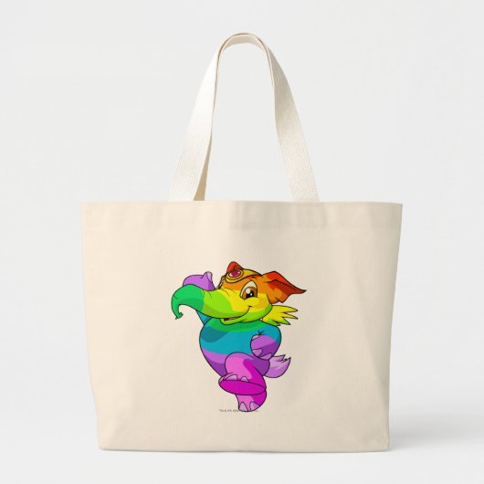 Elephante Rainbow Grote Tote Bag (Voorkant)