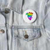Elephante Rainbow Ronde Button 5,7 Cm (In situ)