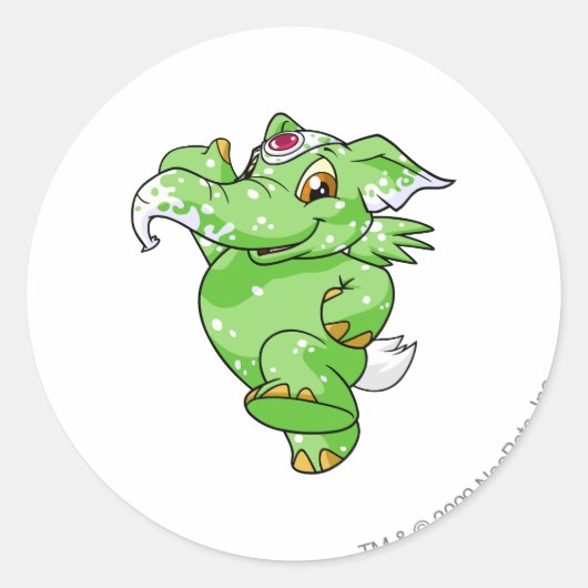 Elephante Specized Ronde Sticker (Voorkant)