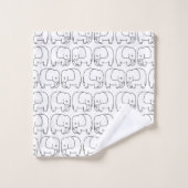 éléphants (Gant de toilette)