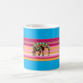 Eléphants africains colorés frappent la Mug (Centre)