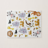 Eléphants Animal Jigsaw Puzzle (Horizontal)