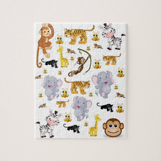 Eléphants Animal Jigsaw Puzzle (Vertical)