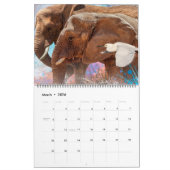 ELEPHANTS ART #1 CALENDAR KALENDER (Mar 2026)