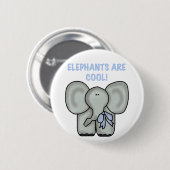 ELEPHANTS-Button Ronde Button 5,7 Cm (Voorkant /achterkant)