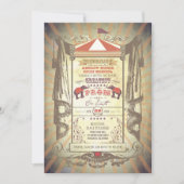 Eléphants Carnaval Cirque Prom Invitations (Devant)