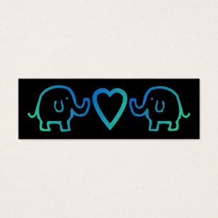 éléphants chanceux amoureux