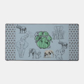 Eléphants colorés et vibrants - Unique Elephant Pa (Recto)