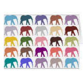Eléphants Colorés, Motif Des Eléphants (Devant horizontal)