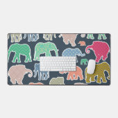Eléphants Colorés, Motif Des Eléphants, Zigzag (Clavier et souris)