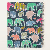 Eléphants Colorés, Motif Des Eléphants, Zigzag (Dos)