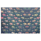 Éléphants colorés, tissu (Fat Quarter)