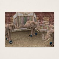 Eléphants de cirque amusants